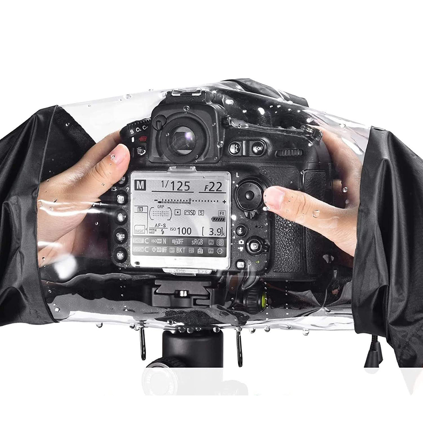 Camera Rain Cover Rain-Waterproof Camera Protector Cover for Canon Nikon Sony DSLR Mirrorless Cameras