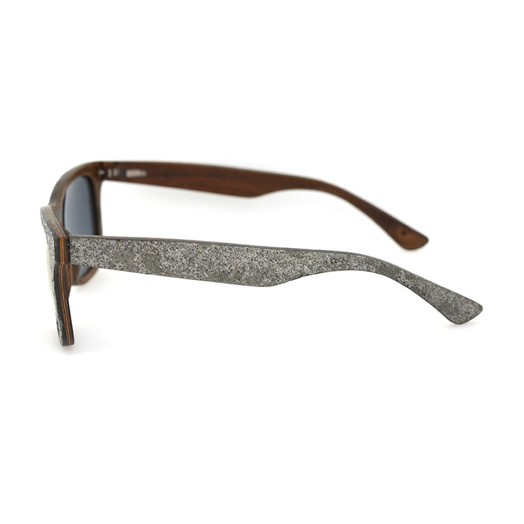 New Product Custom Hand Polished Real Stone Wood Sun Glasses Sunglasses from Shenzhen