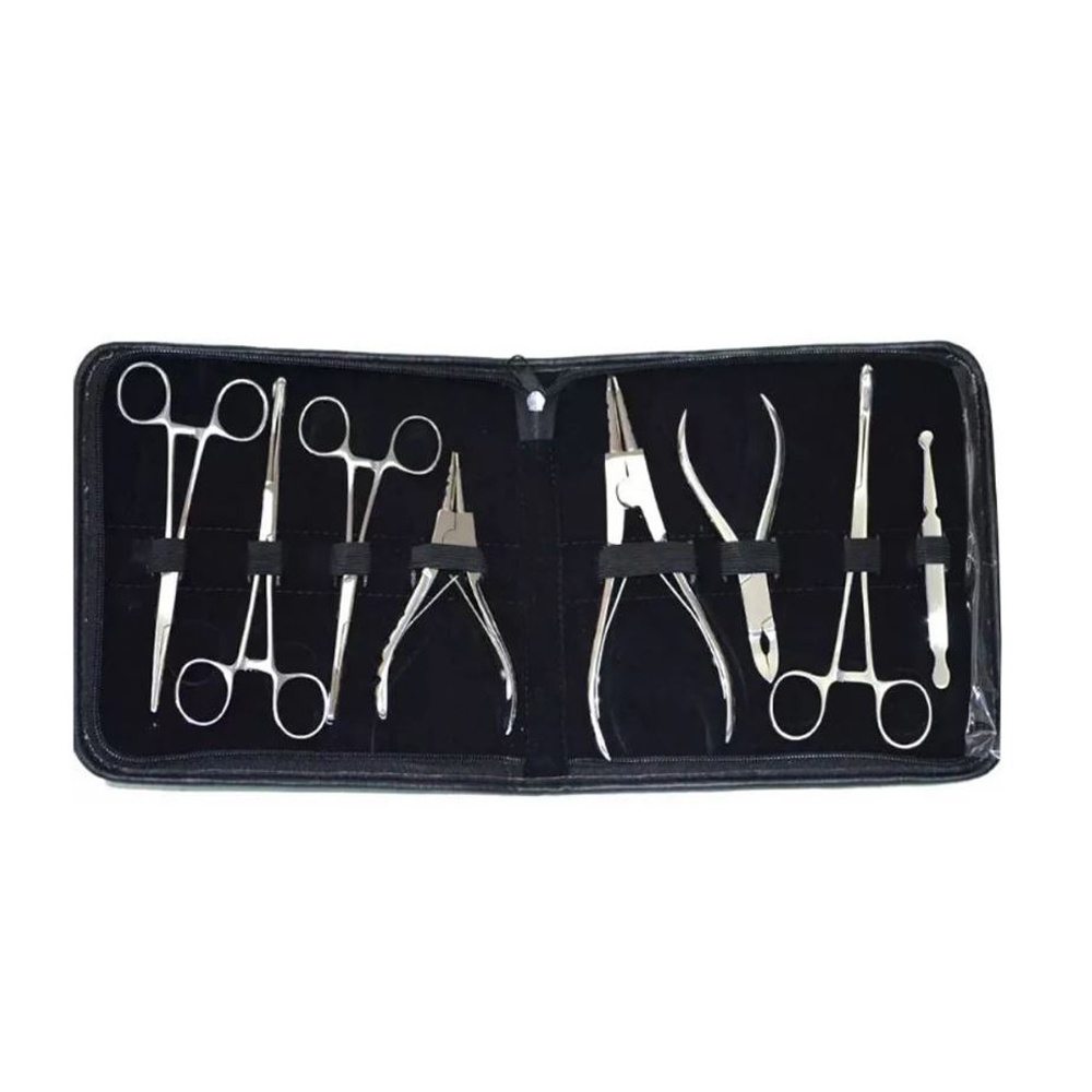 Professional Set of all Body piercing Tools pliers and forceps made with stainless Steel Materials BY SIGAL MEDCO