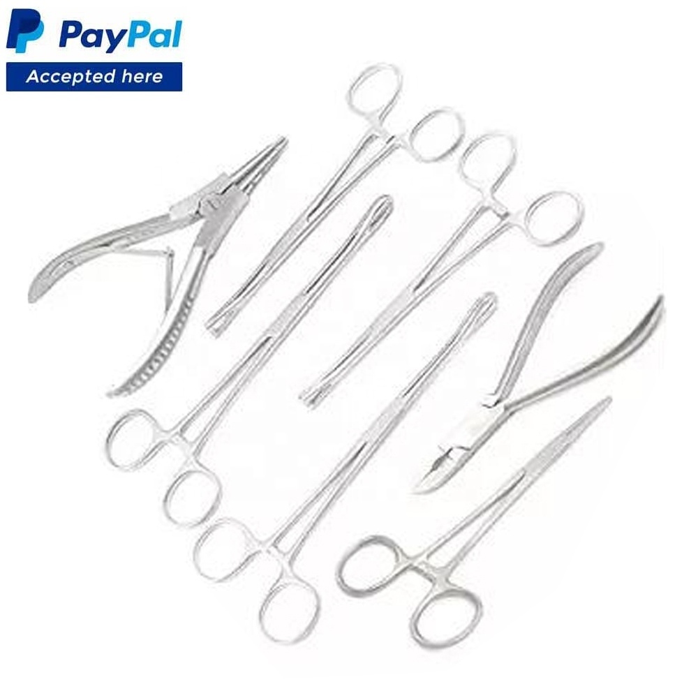 Professional Body Piercing Tools Body Piercing Kit Ear Lip Navel Nose Round Open Septum Piercing clamp tool BY SIGAL MEDCO