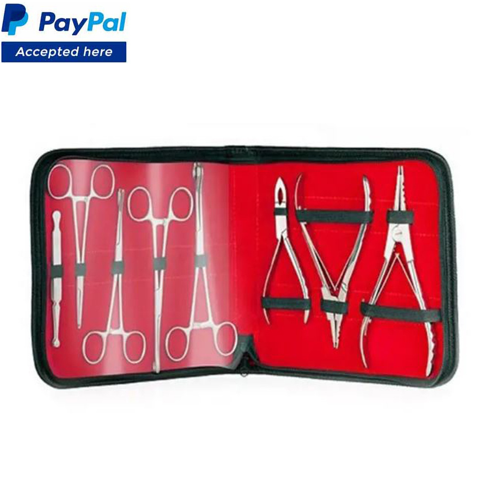 Body piercing tool kit perforated tool piercing tools set piercing kits | professional body piercing tool kit  BY SIGAL MEDCO