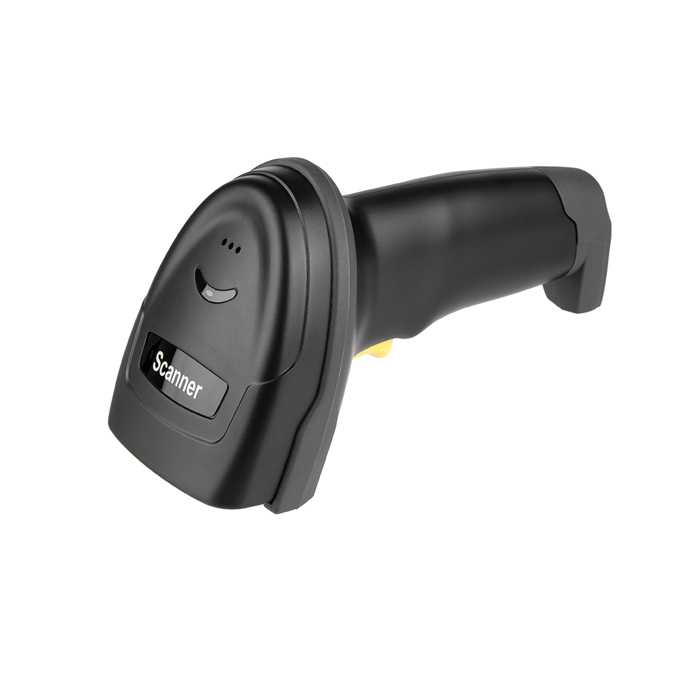 Wireless 1D 2D Qr Payment Bar Code Reader 2.4G Handheld Bluetooth Laser Barcode Scanner For Inventory