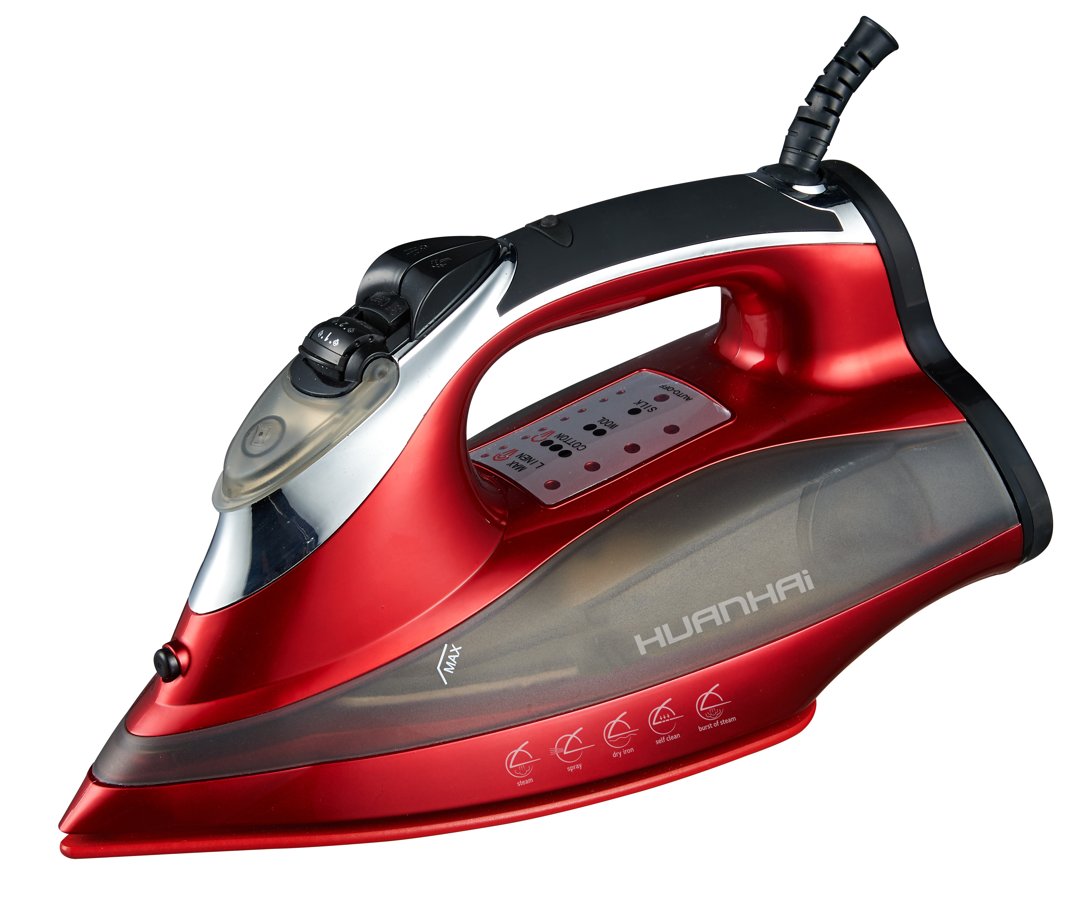 Wholesale High End Led Steam Iron Multifunctional Fabric Steam Iron With Auto Shut-off Feature