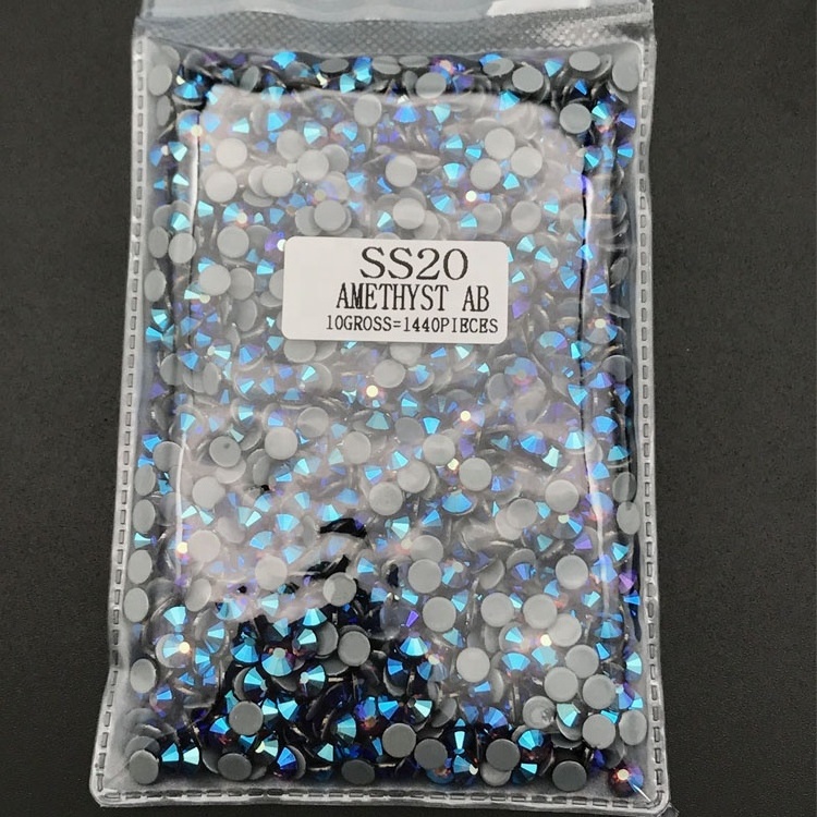 High quality bulk bag stone crystal ab flatback iron on strass hotfix rhinestone with glue for rhinestone motif transfer design