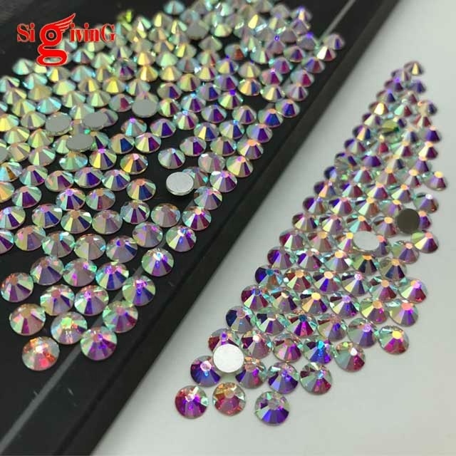 Premium AB crystal SS40 Men shoes Rhinestones non Hot fix Flatback  Strass