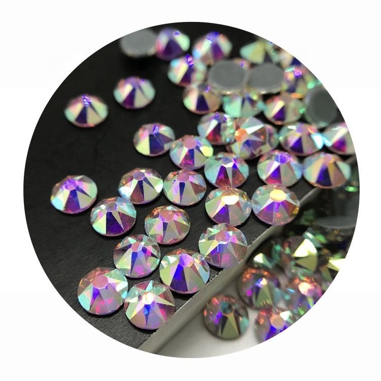 2088 Flat Back Rhinestone 16 cut facets hot fix crystal hot fix rhinestone German glue in bulk