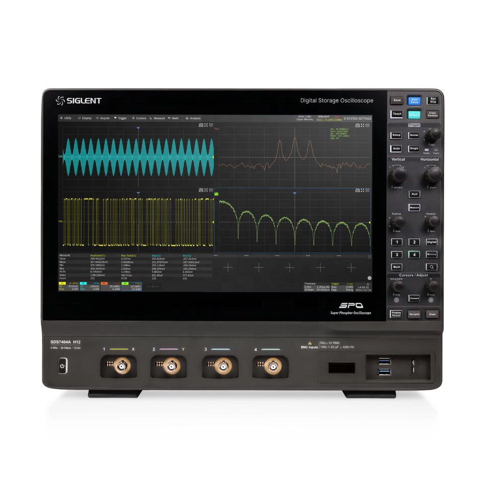 Siglent SDS7000A series, 3/4 GHz bandwidth and 4 Channels Digital Storage Oscilloscope, measurement tool