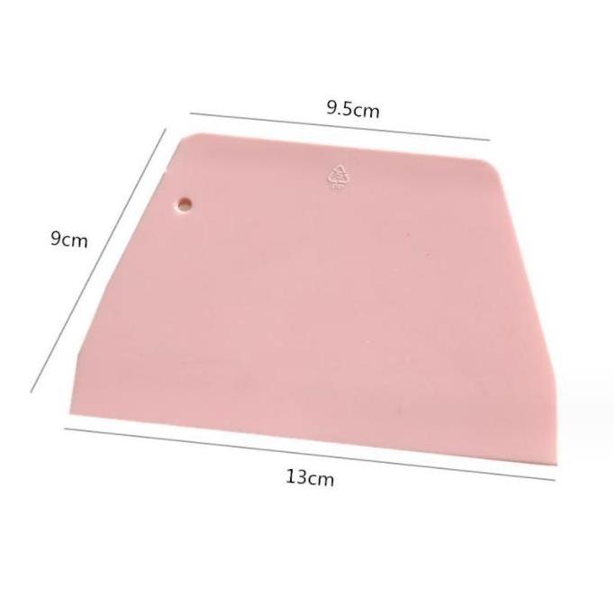 Baking tools Plastic trapezoidal scraper Cake cream scraper