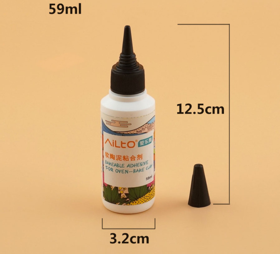 Ailto 59ml bakeable adhesive glue for polymer clay