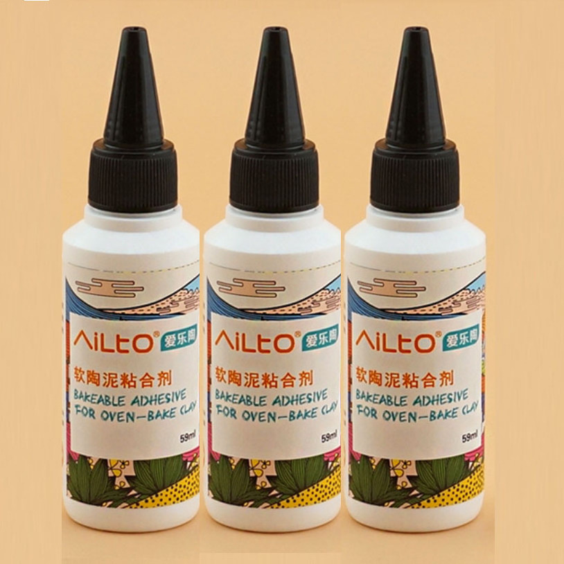 Ailto 59ml Bakeable Adhesive glue Bond & Bake Glue for oven bake clay