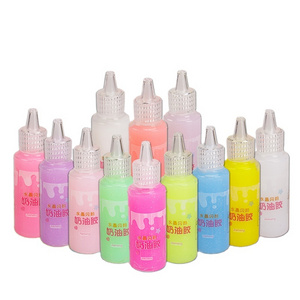 12colors New Arrival Anti-freeze 22ml  Cream Glue Simulation Decoration Whipped Cream Glue for  Phone hair clip Decoration