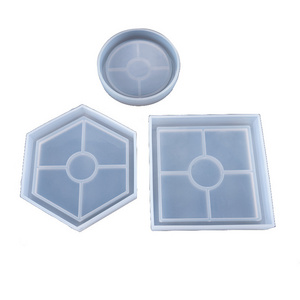 Resin Tray Molds Silicone Tray Molds for Epoxy Resin Round Shape Plate Molds for Resin Casting Home Decoration