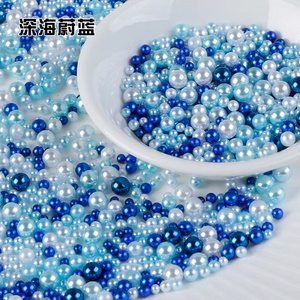 15g Mixed Color Pearl DIY Crystal Drop Glue UV Resin Glue Simulation Pearl 3D Type Slime filling material