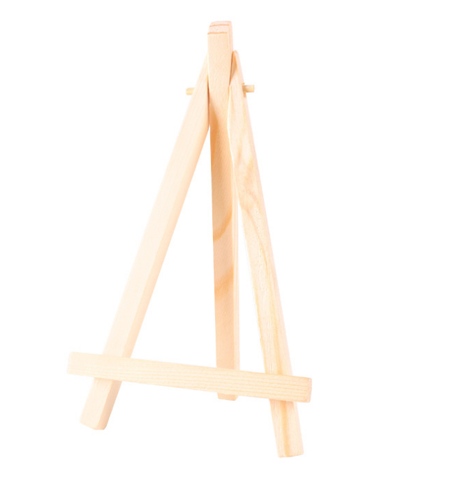 8*15cm High quality customize decoration display easel  mini wood table paint easels for kids mini easel