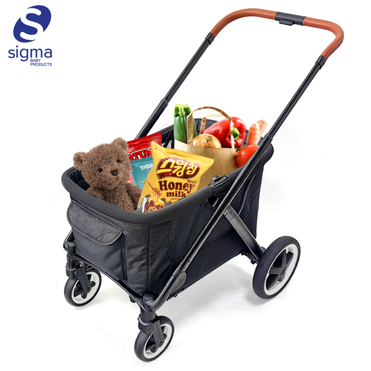 Luxury Outdoor Travel Comfort Collapsible Folding Foldable 4 Wheel Twin 2 Seats Kids Baby Stroller Cart Wagon With Canopy