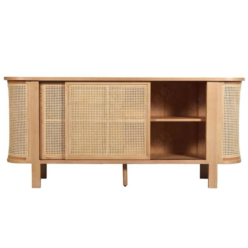 New design rattan storage cabinet living room bedroom entrance cabinet