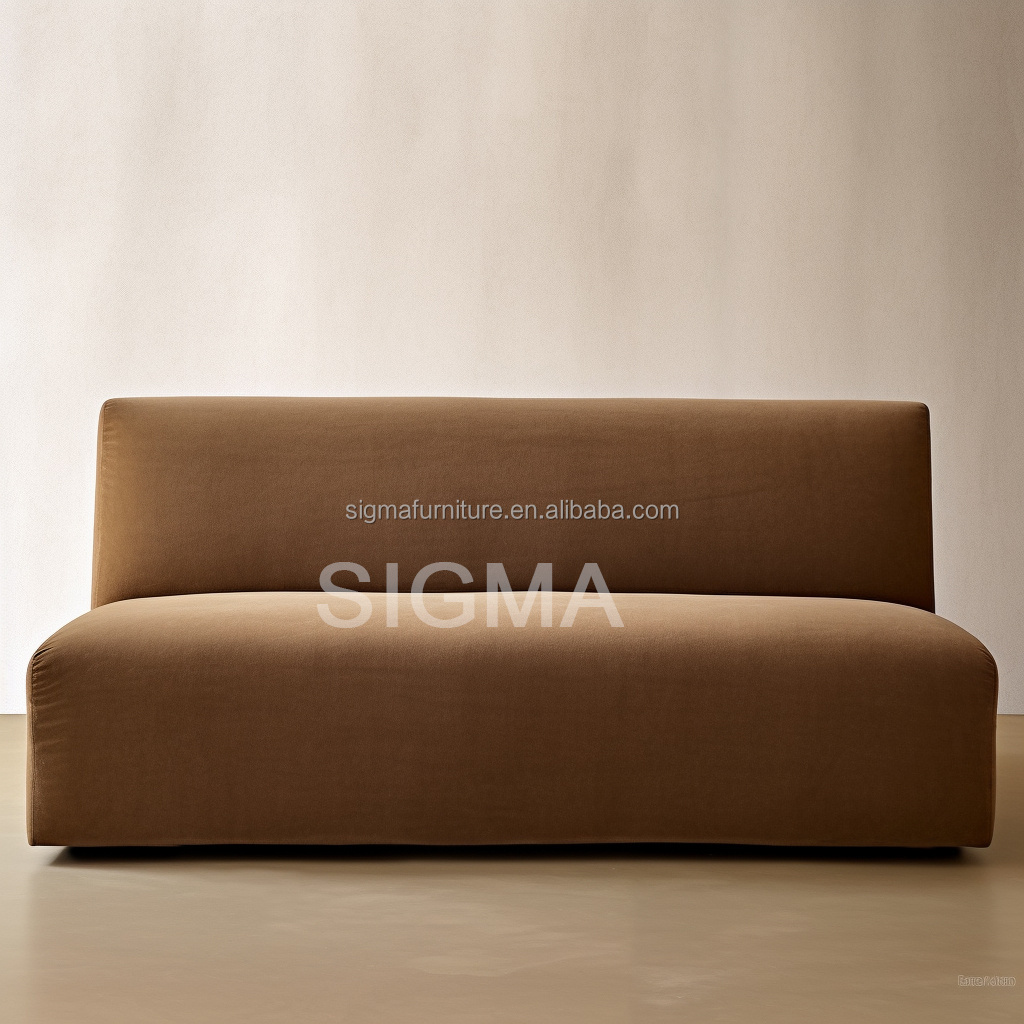 Best quality new arrival modern luxury leisure suede fabric upholstered single sofa