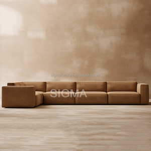 Best quality new arrival modern luxury leisure suede fabric upholstered single sofa