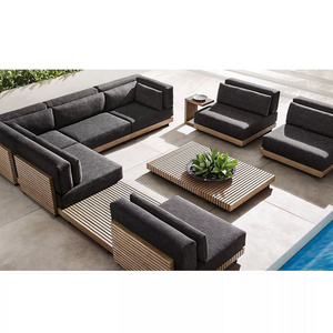 Modern sofa  Patio Sets Sale  Furniture Teak garden furniture outdoor Garden Sofas Teak Outdoor Sectional Sofa