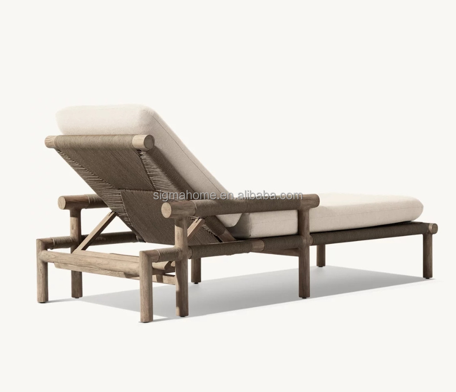 New Designs Pool Side Chaise Daybed And Outdoor Fabric Sling Seat Curved Sun Loungers