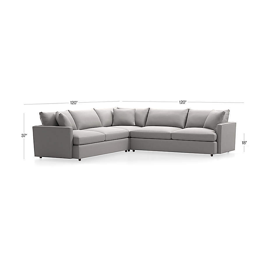 Garden sets patio sofa furniture outdoor upholstered 3-piece sectional