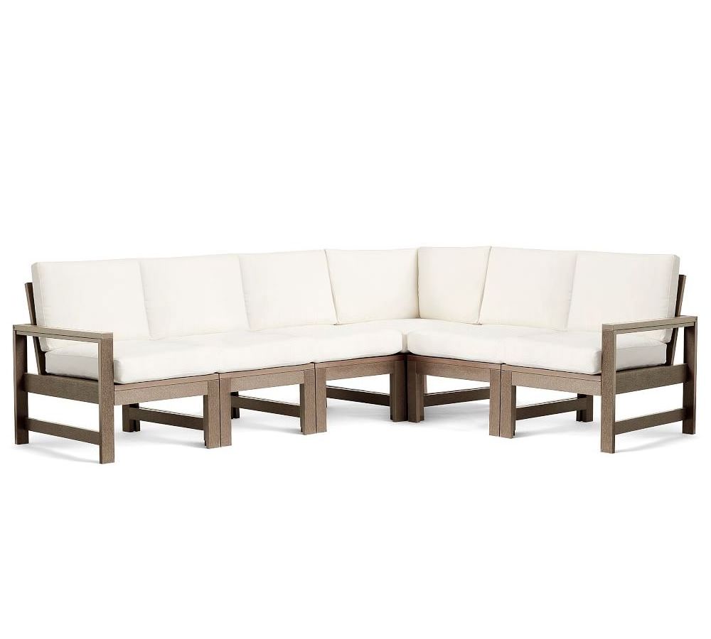 6 piece patio wooden furniture sectional sofa outdoor teak sofa set garden furniture luxury sofas