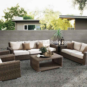 Gold supplier Sigma outdoor furniture courtyard leisure rattan sofa set