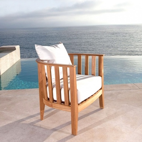 New arrival  all weather outdoor furniture luxury teak solid wood  classic deep seating set