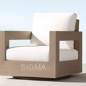 SIGMA Luxury Garden Furniture Solid Teak Sofa Patio Outdoor Teak Furniture