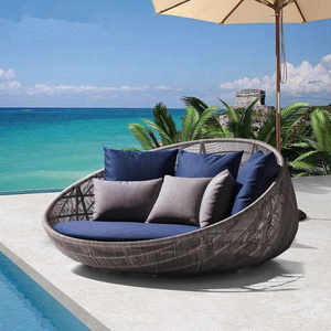 Cheap High Quality Patio Garden Sets Furniture Rattan Outdoor Wicker Chaise Sofa Love Seat Backyard