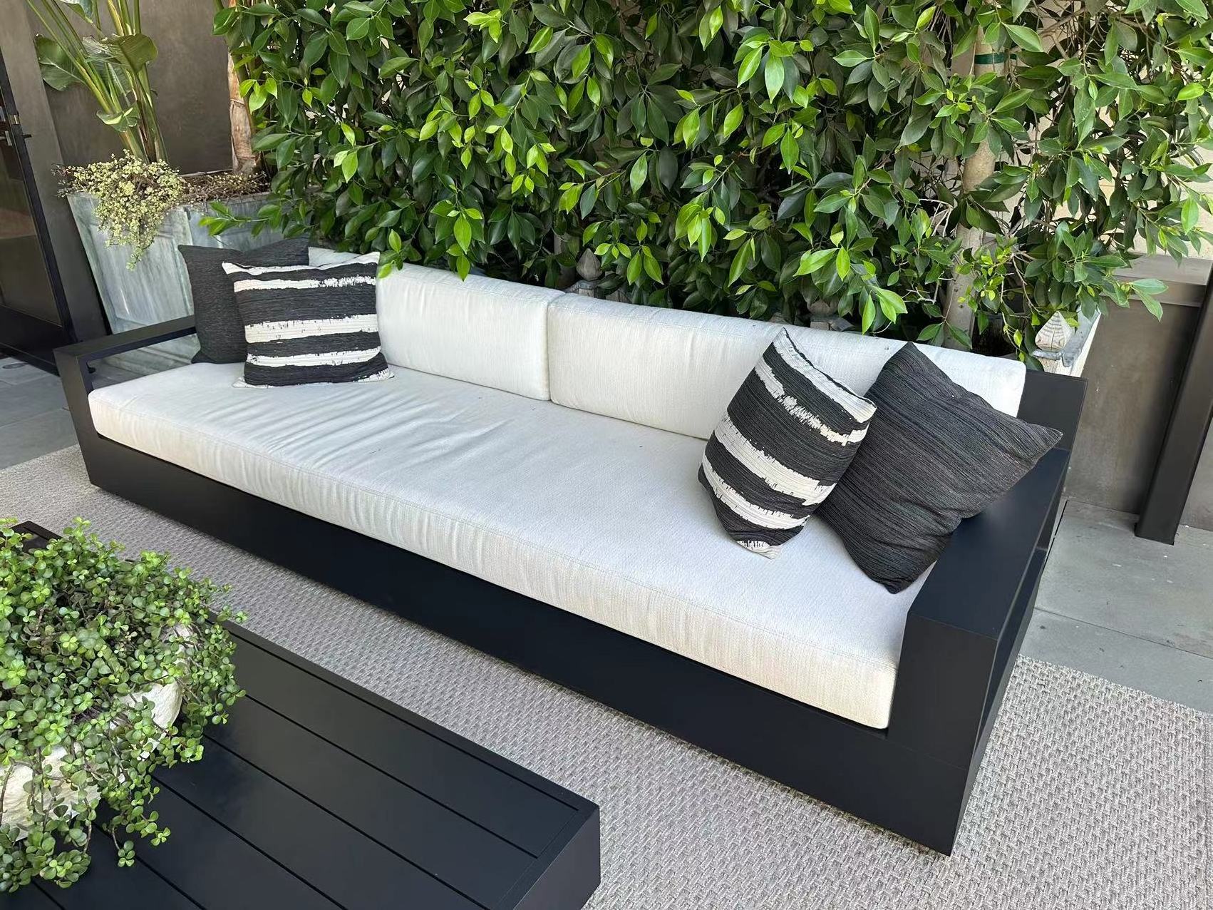 wholesale patio furniture sofa couchoutdoor aluminum terrace furniture