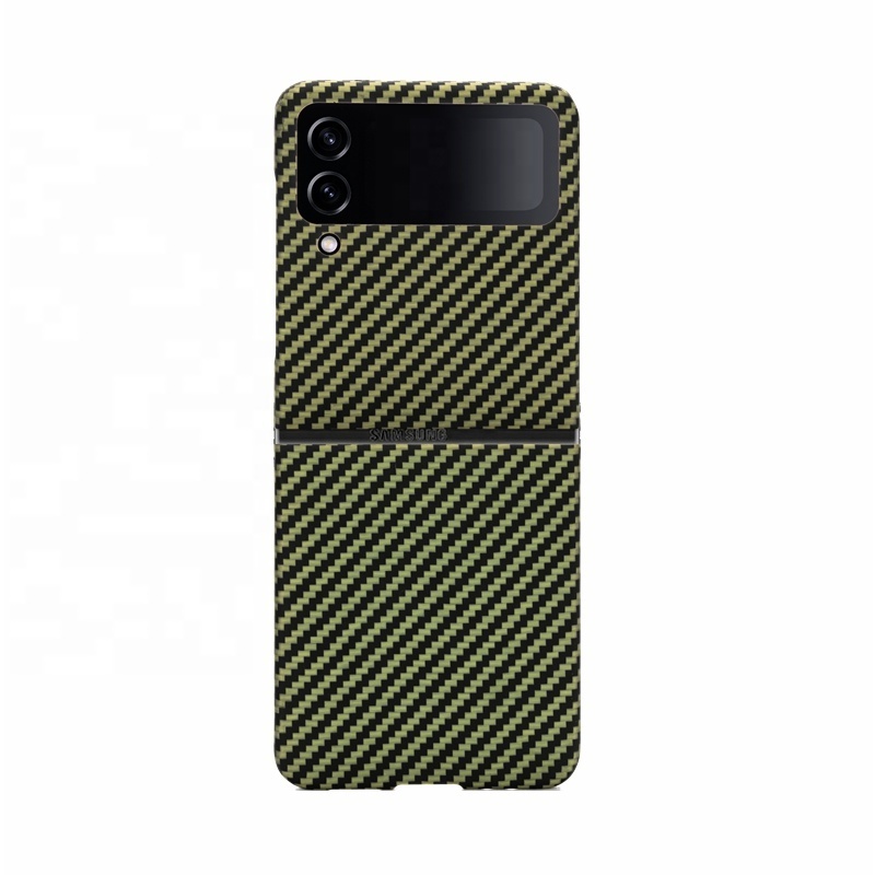 Wholesale Original Quality Universal Android Smart Phone Foldable Phone Case for Samsung Galaxy Z Flip Carbon Fiber Mobile Phone