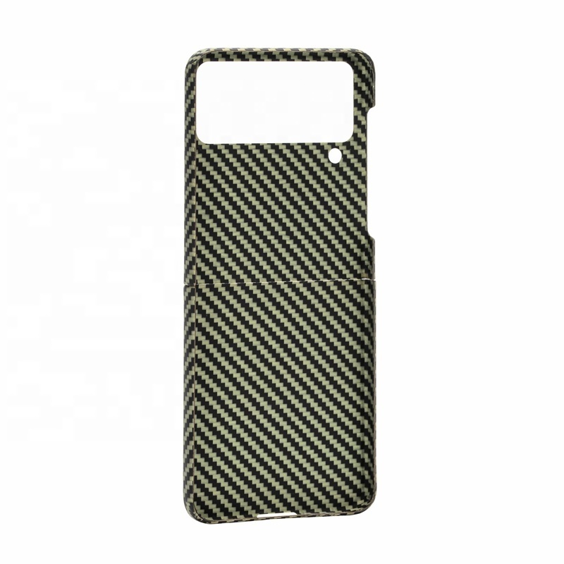 Wholesale Original Quality Universal Android Smart Phone Foldable Phone Case for Samsung Galaxy Z Flip Carbon Fiber Mobile Phone