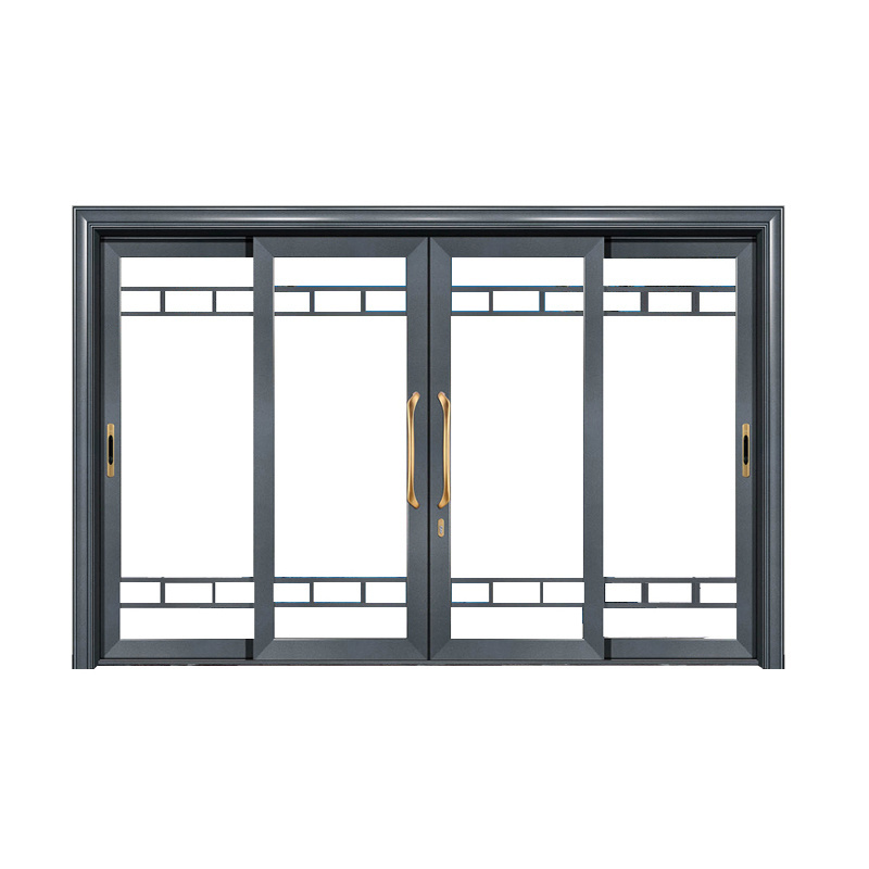 Big glass standing prefabricated European standard bulletproof aluminum sliding door and window factory price