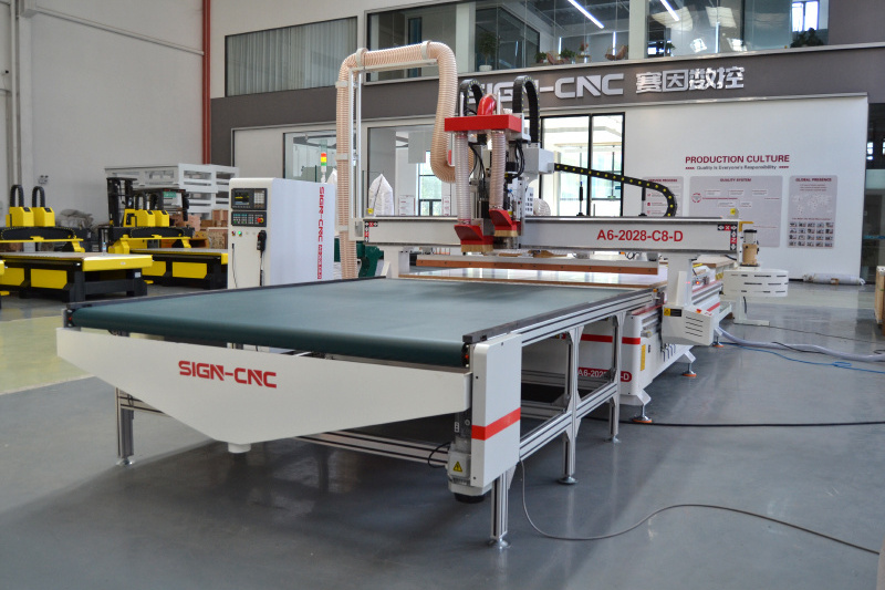 New Auto Nesting CNC Cutting Machine with Auto Loading Unloading Table for Furniture Manufacturing