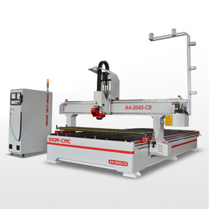 SIGN CNC A4-2040-C8Wood Acrylic Woodworking Engraving Milling Atc Cnc Router Machine for Furniture