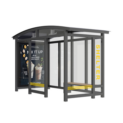 School Digital Bus Shelter Intelligence Outdoor Bus Stop For Sale