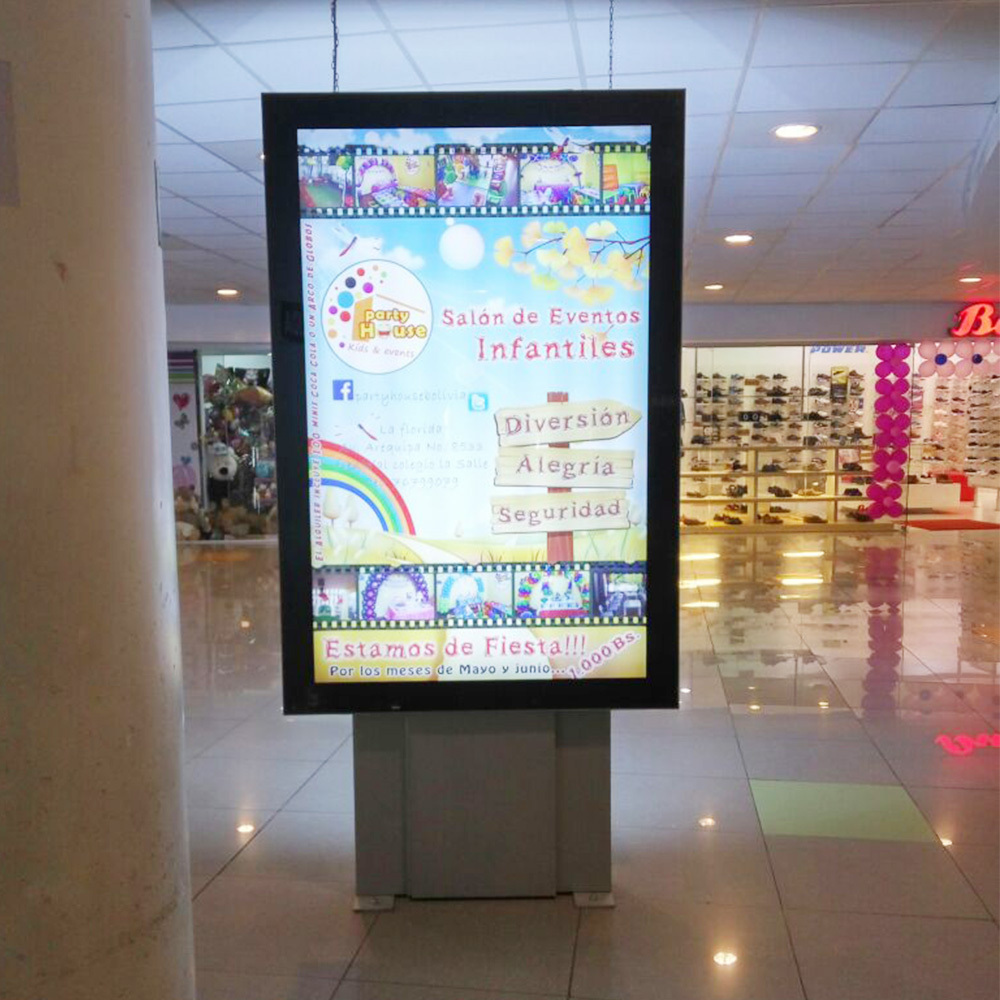 Double Sided Aluminum Profile Outdoor Scrolling Advertising Light Box