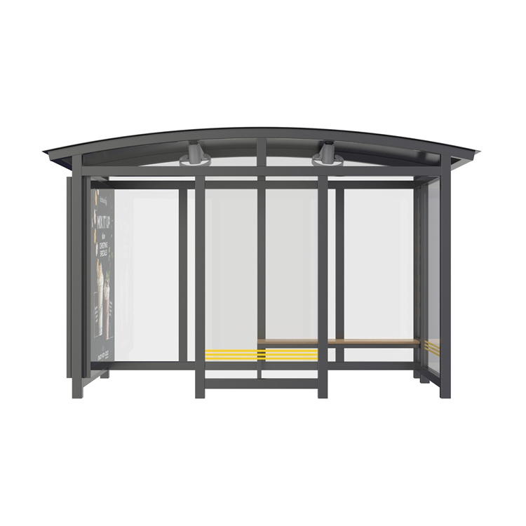 School Digital Bus Shelter Intelligence Outdoor Bus Stop For Sale