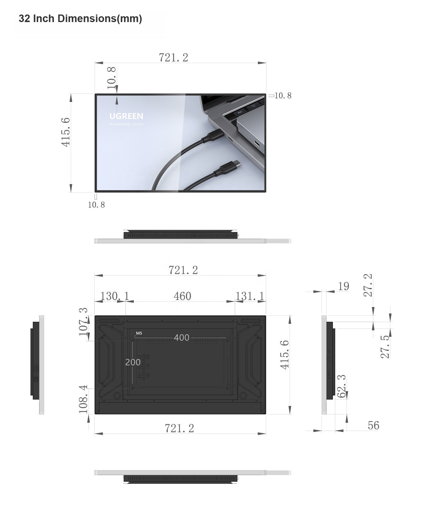 Monitor Screen Ad Player image video looping playback digital multimedia advertising equipment