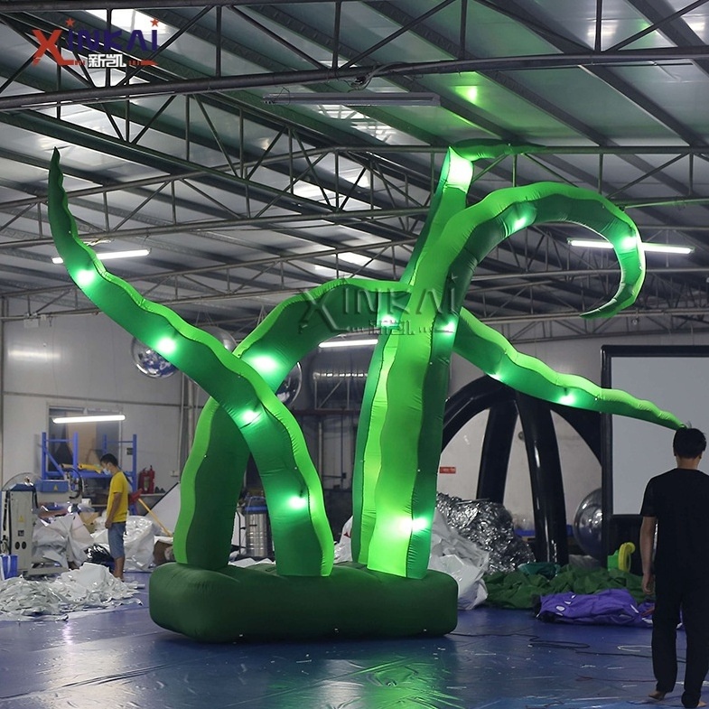 event decoration giant inflatable octopus tentacle advertising inflatable LED octopus tentacles for sale