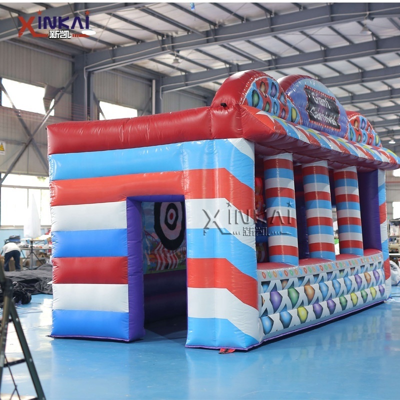 factory custom design inflatable outdoor vendor booth carnival tent booth with air blower