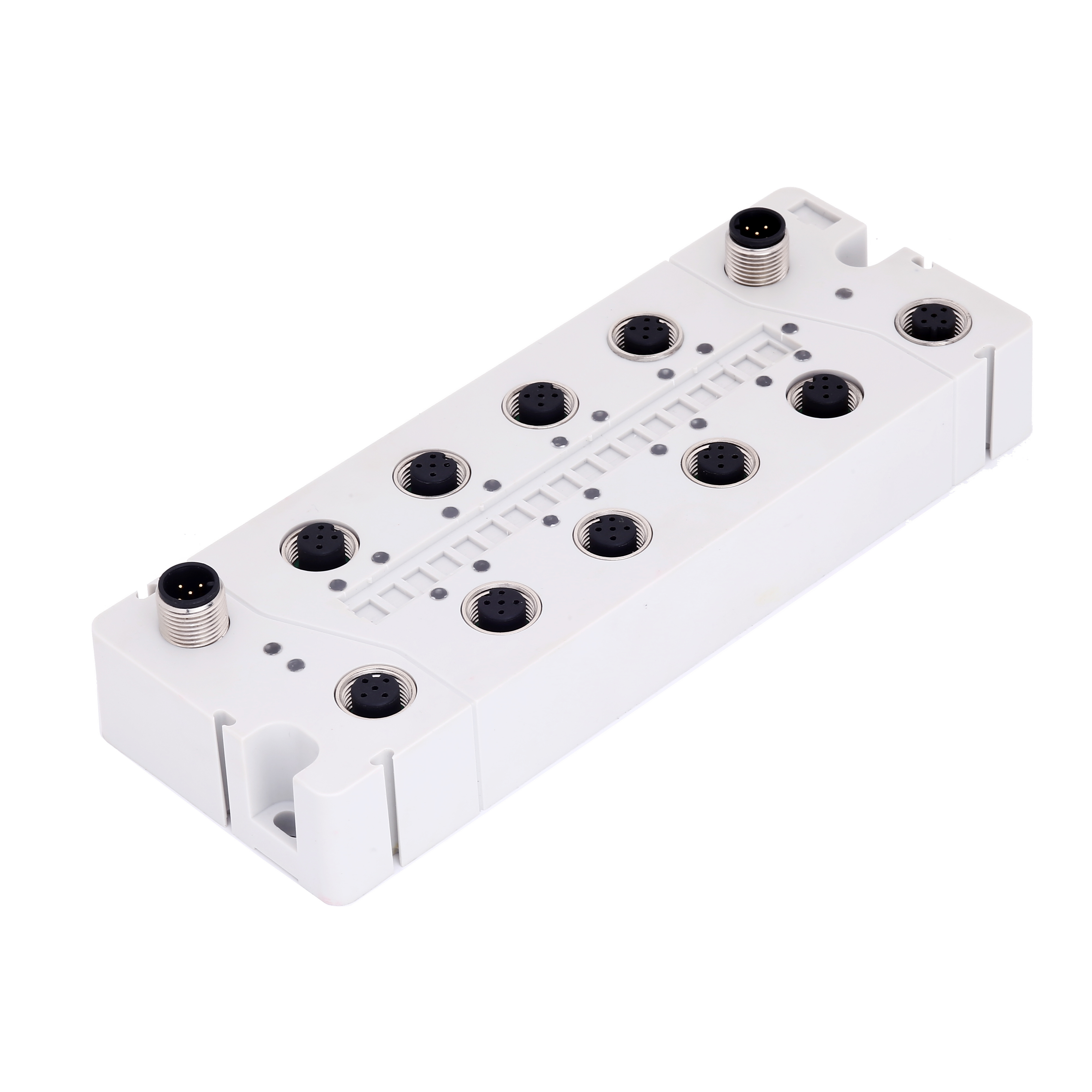 Signal M12 M8 Ports Junction Boxes M12 M8 Female Distribution Boxes Input Male Connector With 3 Core/4 core 3p 4p