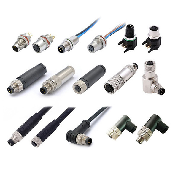 M8 Connector 316 Stainless Steel Material 3 4 5 6 8 Pin Sea Use Waterproof M8 Connector