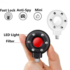 Anti-spy hidden camera infrared detector Handheld anti-snooping spy detector for checking pinholes and spy cameras