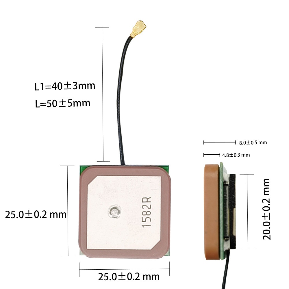 High Precision L1 L5 Dual-frequency Gnss Antenna High Performance Passive Ceramic GPS Beidou Positioning Antenna