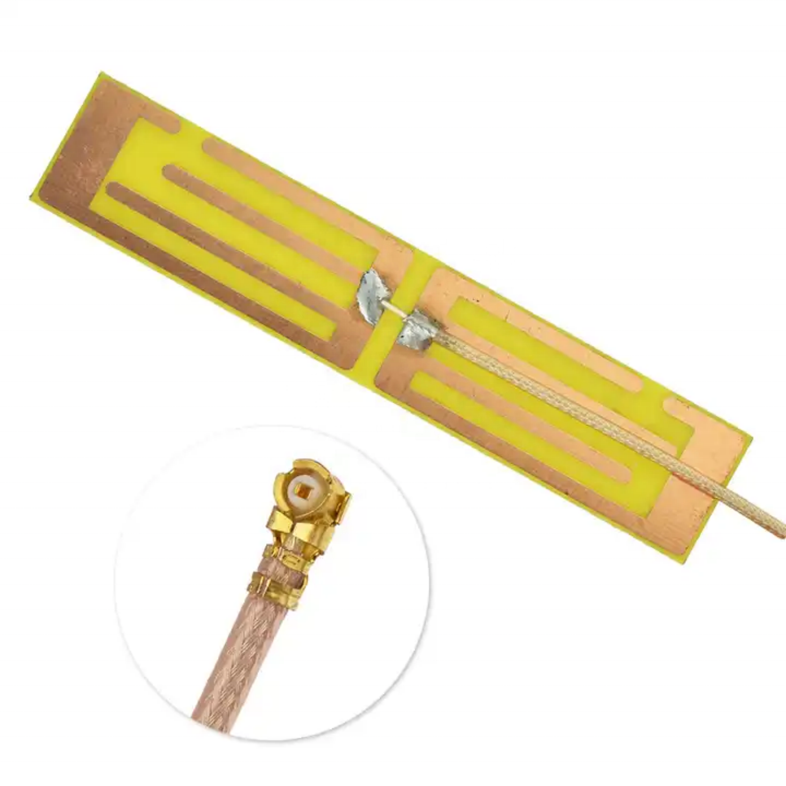 10PCS 700-2600MHz 4G LTE Multiband Built-in Embedded Circuit PCB Antenna with U.fl IPEX Interface Cable Mini PCI