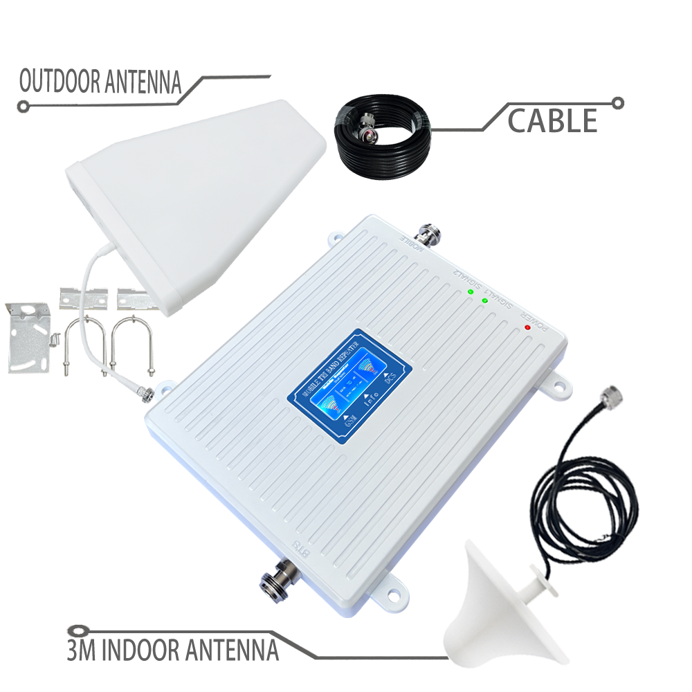 Repeater Signal Amplifier Signal Booster Rf Amplifier 900/1800 Signal Amplifier Mobile Repeater Dual Band