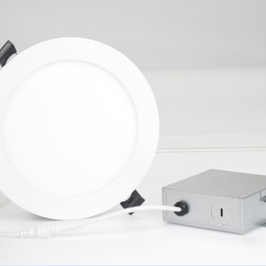 ETL 5CCT adjustable recessed slim led downlight with Junction box 3" 4" 6" 8" CRI90 IP44 ceiling light