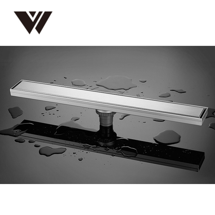 Weldon 304/316 Stainless Steel Shower Channel Grate, Foor Drain, Linear Triangular Shower Drain